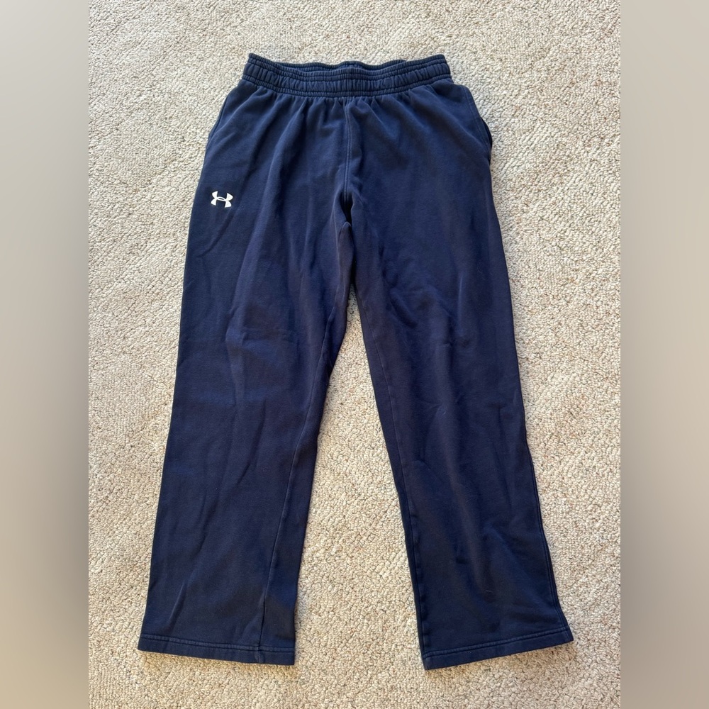 Under Armour Sweatpants Navy Blue Large